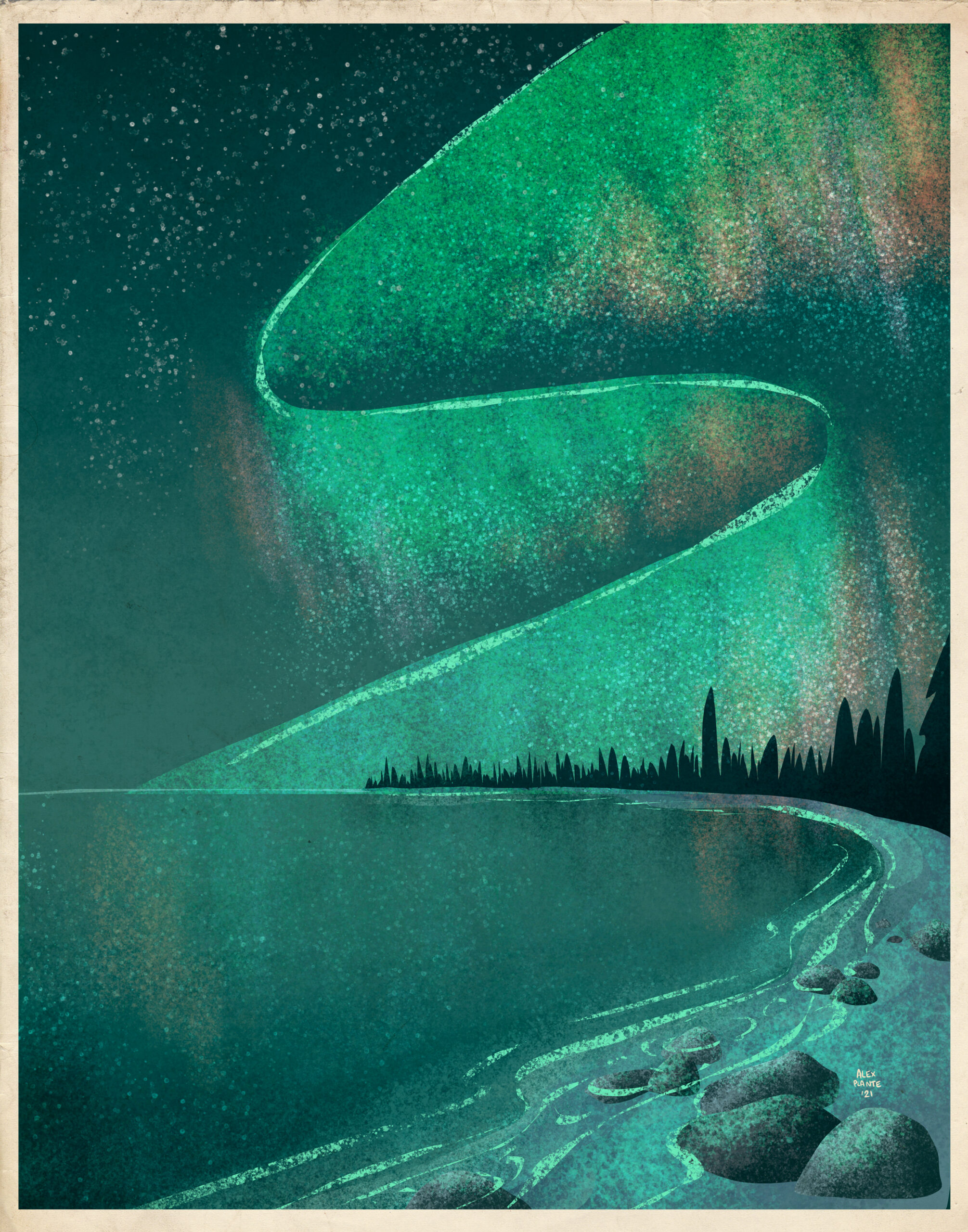 Vintage Tourism Posters (No Text Versions) - Alex Plante