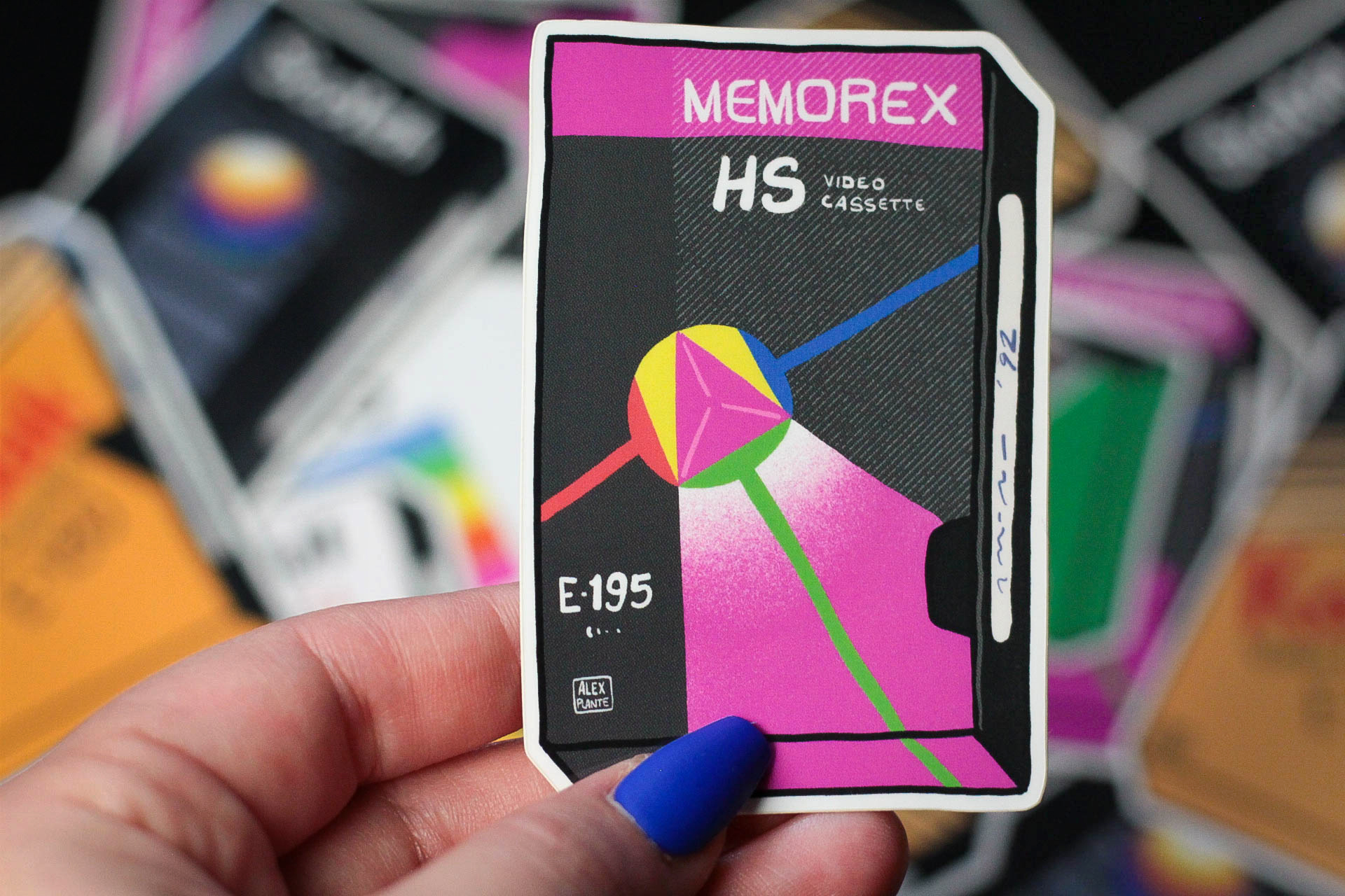 Vhs Tracking Sticker Retro VHS Stickers - Alex Plante